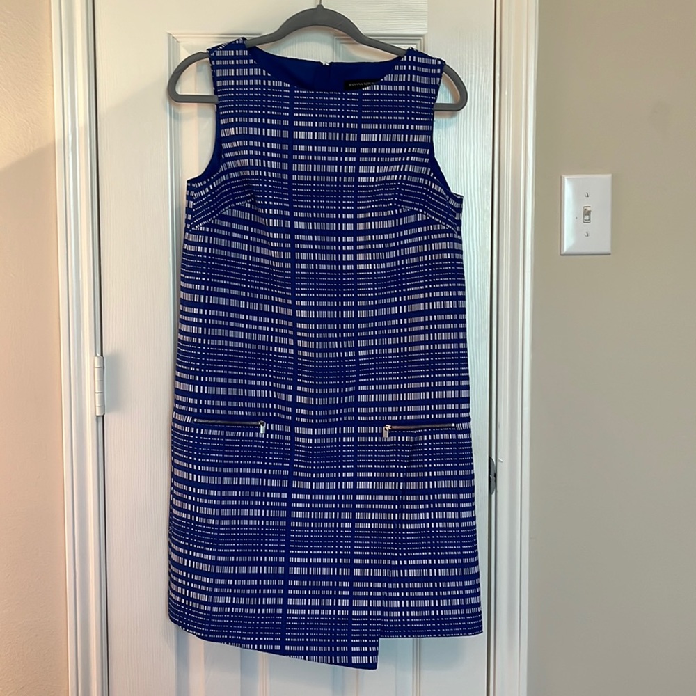 Banana Republic Plaid Asymmetrical Dress